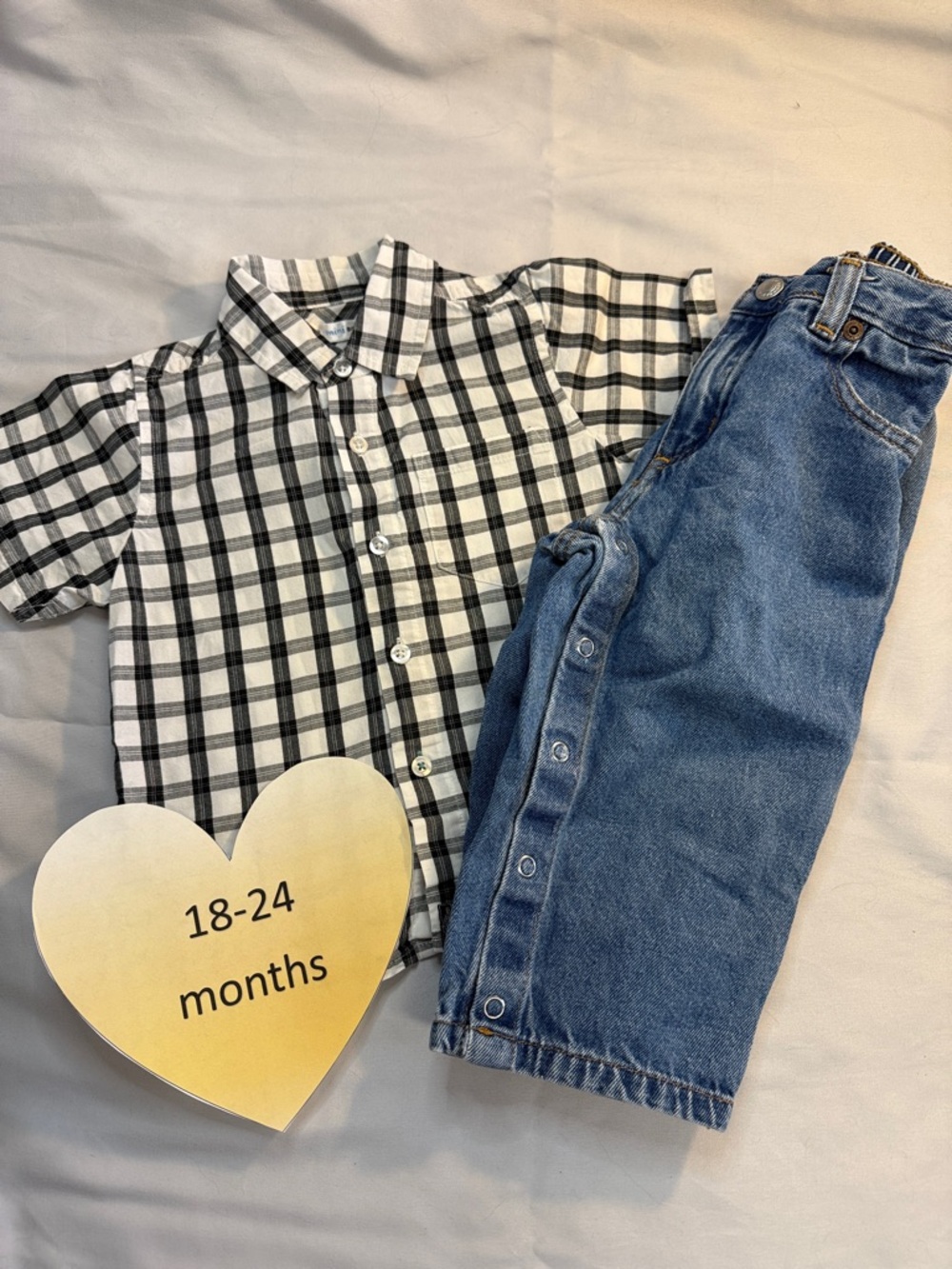 Marks & Spencer and Old Navy - 2 piece  toddler set. Size 18 - 24 months